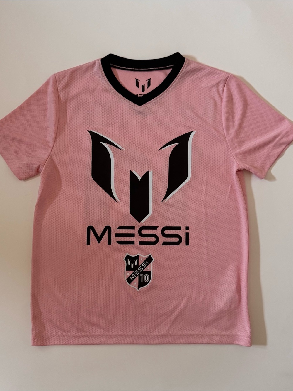 Messi Soccer Jersey, pink, 8y
